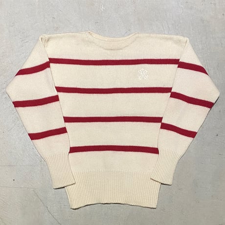 1980's〜 Abercrombie&Fitch Boatneck Sweater