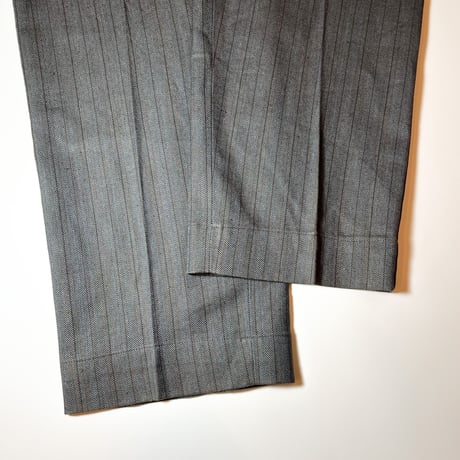 1940's FLERS Herringbone Stripe Trousers Deadstock