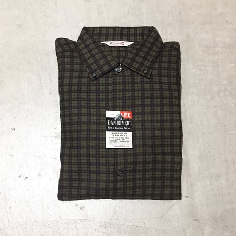 1960's PILGRIM Flannel L/S Shirt Deadstock