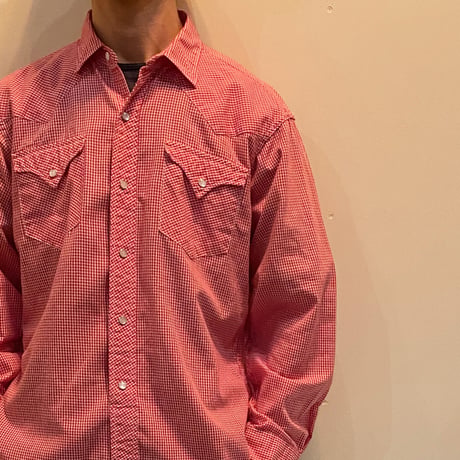 1960's H BAR C Western L/S Shirt Deadstock