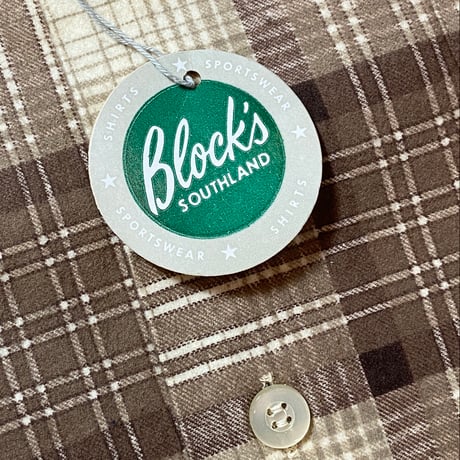 1960's Block's Flannel L/S Shirt Deadstock