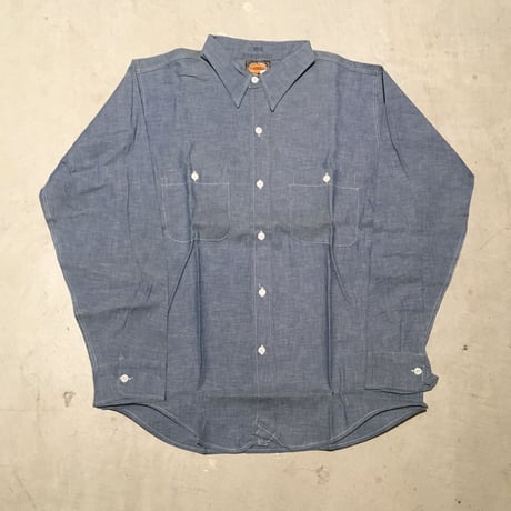 1950〜60's RIVERSIDE Chambray L/S Shirt Deadstock