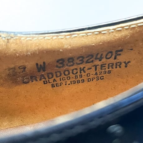1980's US.NAVY Service Shoes Deadstock