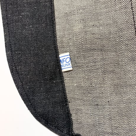 1950's British Unknown Black Denim Work Jacket Deadstock