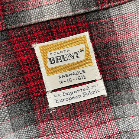 1960's  GOLDEN BRENT Rayon L/S Shirt