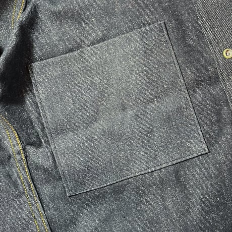 1950's FYRESAFE Black Covert Jacket Deadstock