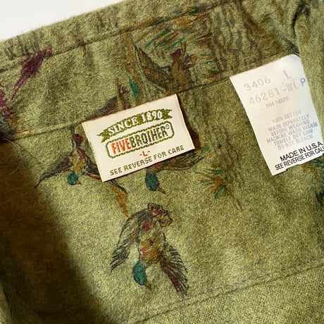1980's〜 FIVE BROTHER Chamois L/S Shirt Deadstock