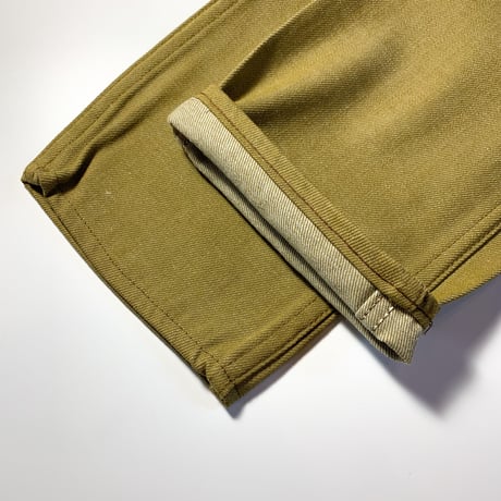 1960's Stephens Brown Denim Tapered Pants Deadstock