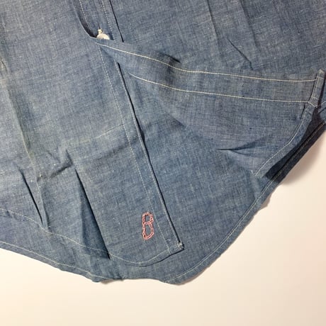 1950's Sears Chambray L/S Shirt Deadstock