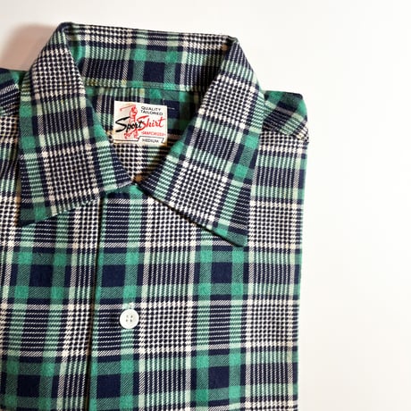 1950's Sport Shirt Flannel L/S Shirt Deadstock