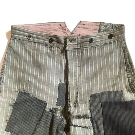 1930's St.Michel Cotton Patchwork Trousers