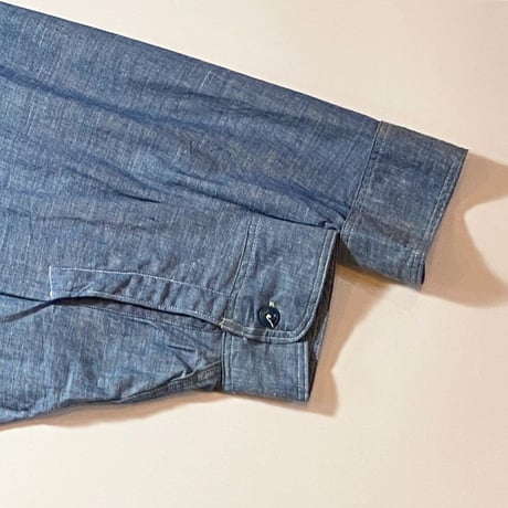 1940's US.NAVY Chambray L/S Shirt
