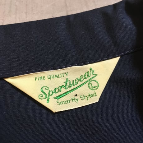 1960's Sportwear Cotton Blouson Deadstock
