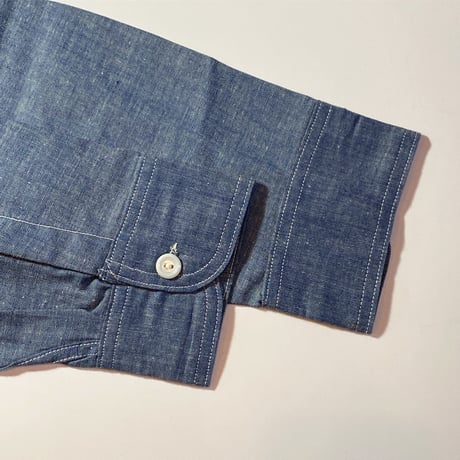 1950's WHIPPET Chambray L/S Shirt Deadstock