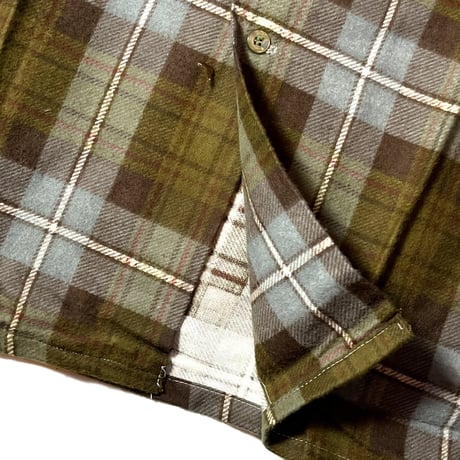 1960's Sandy Mac Donald Flannel L/S Shirt Deadstock