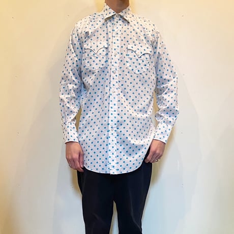 1960's H BAR C Western L/S Shirt