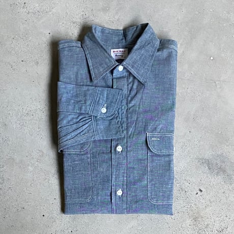 1960's BIG MAC Chambray L/S Shirt Deadstock