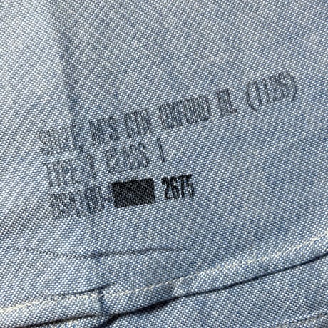 1960's USAF Oxford L/S Shirt Deadstock