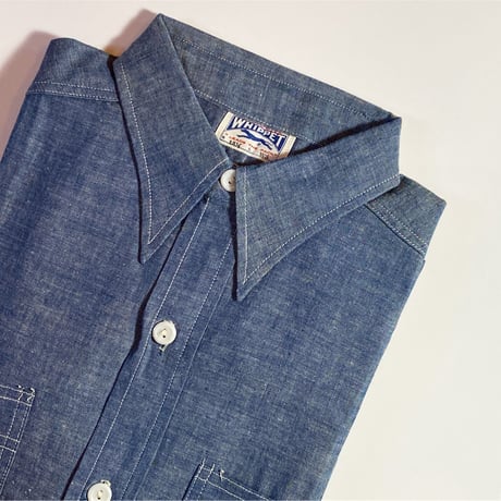 1950's WHIPPET Chambray L/S Shirt Deadstock