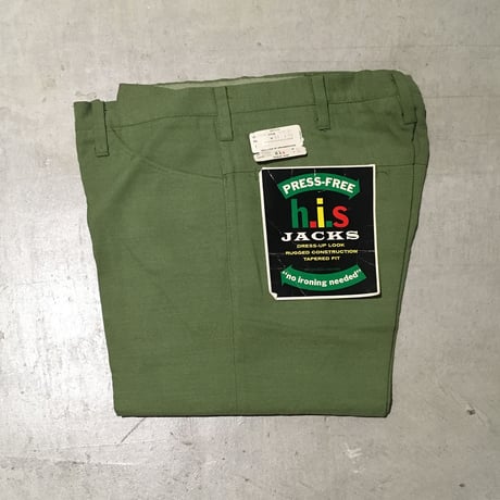 1960's h.i.s Tapered Pants Deadstock