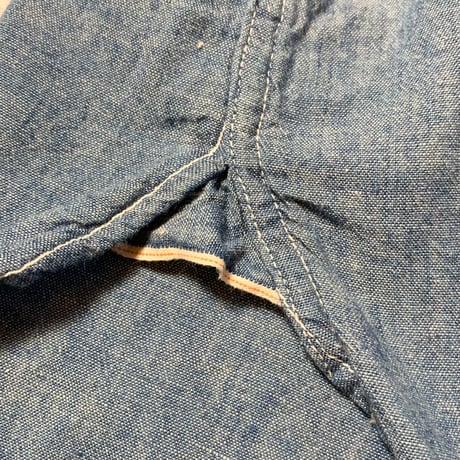 1940〜50's US.NAVY Chambray L/S Shirt