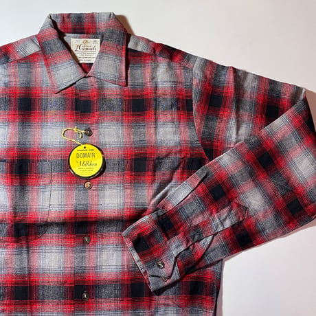 1960's NORRIS Casuals Rayon L/S Shirt Deadstock