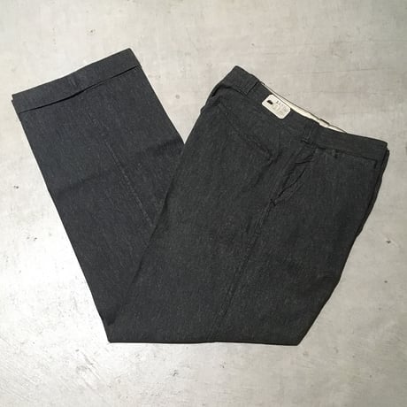 1950's GIBSON BRAND Black Chambray Trousers