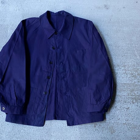 1950's French Unknown Cotton&Linen Jacket Deadstock