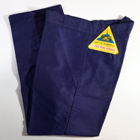 1950's LE MONT ST MICHEL Moleskin Trousers Deadstock