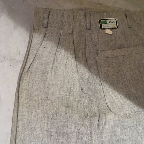 1950's HARRIS Cotton Trousers Deadstock