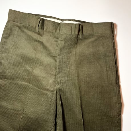1960's COOSA Casuals Corduroy Tapered Pants Deadstock