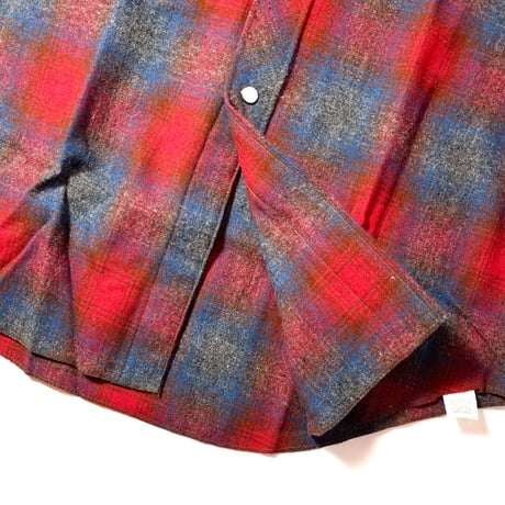 1960〜70's H BAR C Wool Western L/S Shirt Deadstock