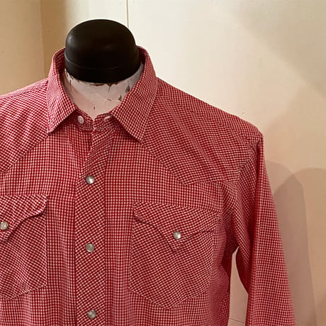 1960's H BAR C Western L/S Shirt Deadstock