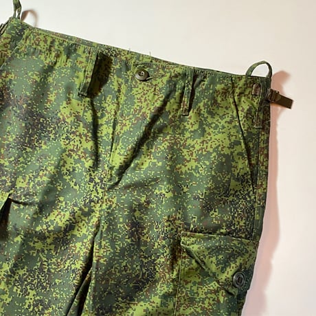 1990〜00's Russian Military Digital Flora Camo Trousers Deadstock