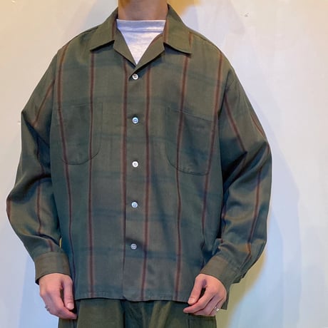 1960's〜 HUNT CLUB Rayon L/S Shirt