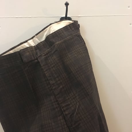 1960's Unknown Corduroy Tapered Pants Deadstock