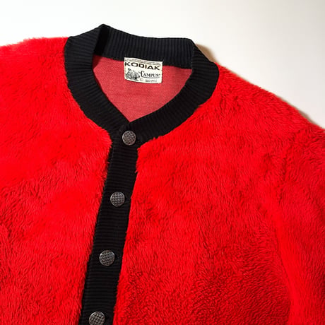 1960's KODIAK Acryl Fur Cardigan