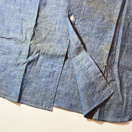 1940〜50's BAREKAT Chambray L/S Shirt Deadstock