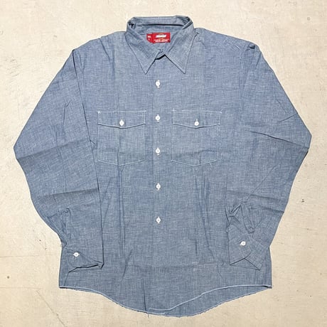 1970's Dickies Chambray L/S Shirt Deadstock