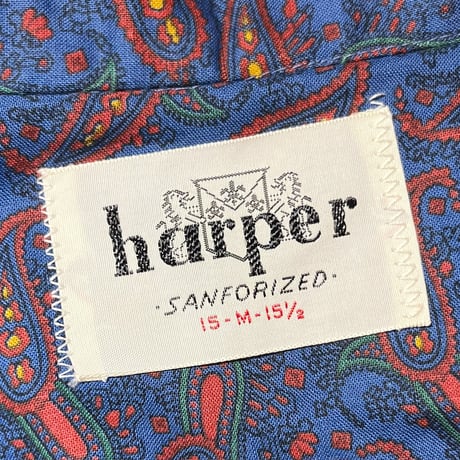 1960's harper S/S Shirt Deadstock
