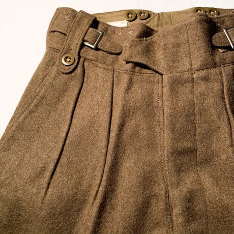 1950's British Army Battledress Wool Trousers Deadstock