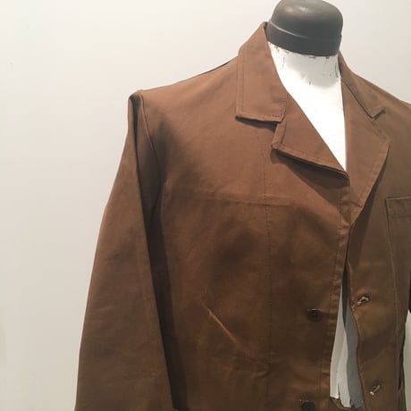 1950's〜 French Unknown Cotton&Linen Jacket Deadstock