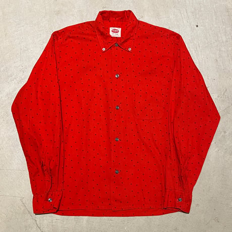 1960's PILGRIM Mulch Dots L/S Shirt