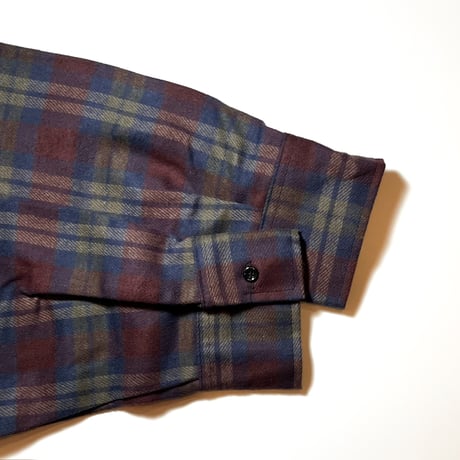 1980's WINTER RUN Heavy Flannel L/S Shirt Deadstock