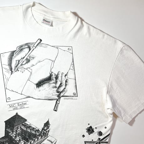 1980's〜 Stedman M.C.ESCHER Mulch Printed Tee