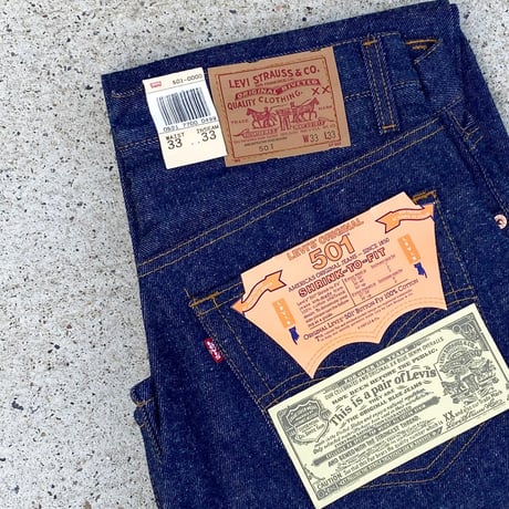 1980's Levi's 501 Denim Pants Deadstock