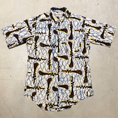 1960's DONEGAL Batik S/S Shirt