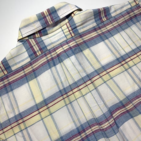 1960〜70's Brooks Brothers Indian Madras L/S Shirt