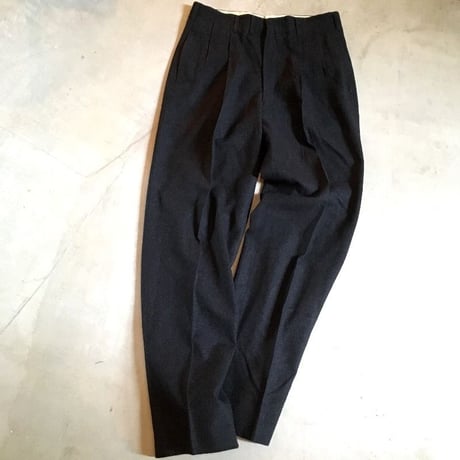 1960's Unknown Wool Trousers Deadstock