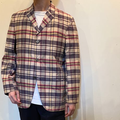 1960's HARLELA'S Indian Madras Tailored Jacket
